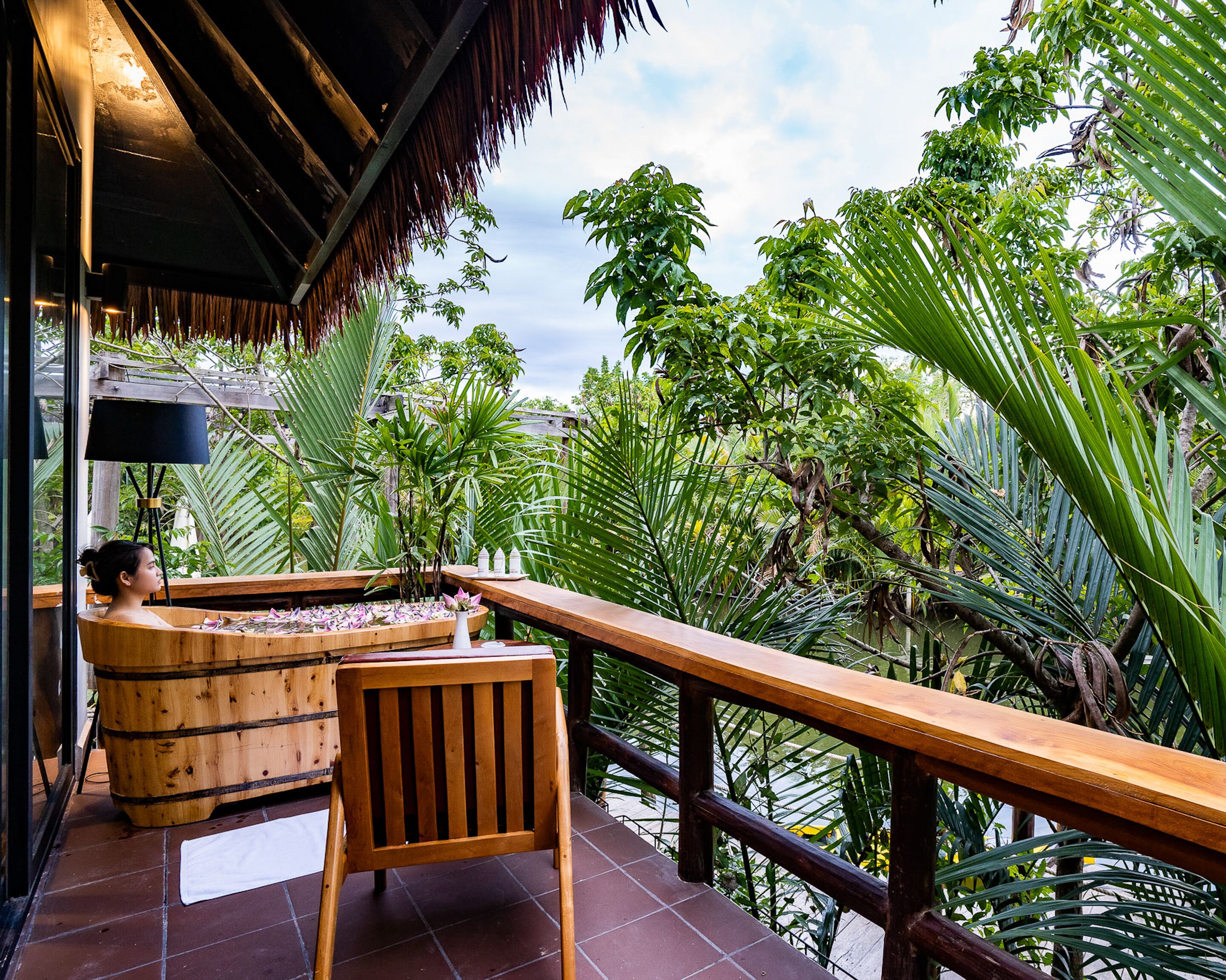 Villa Suite Riverfront View | Vue depuis le balcon