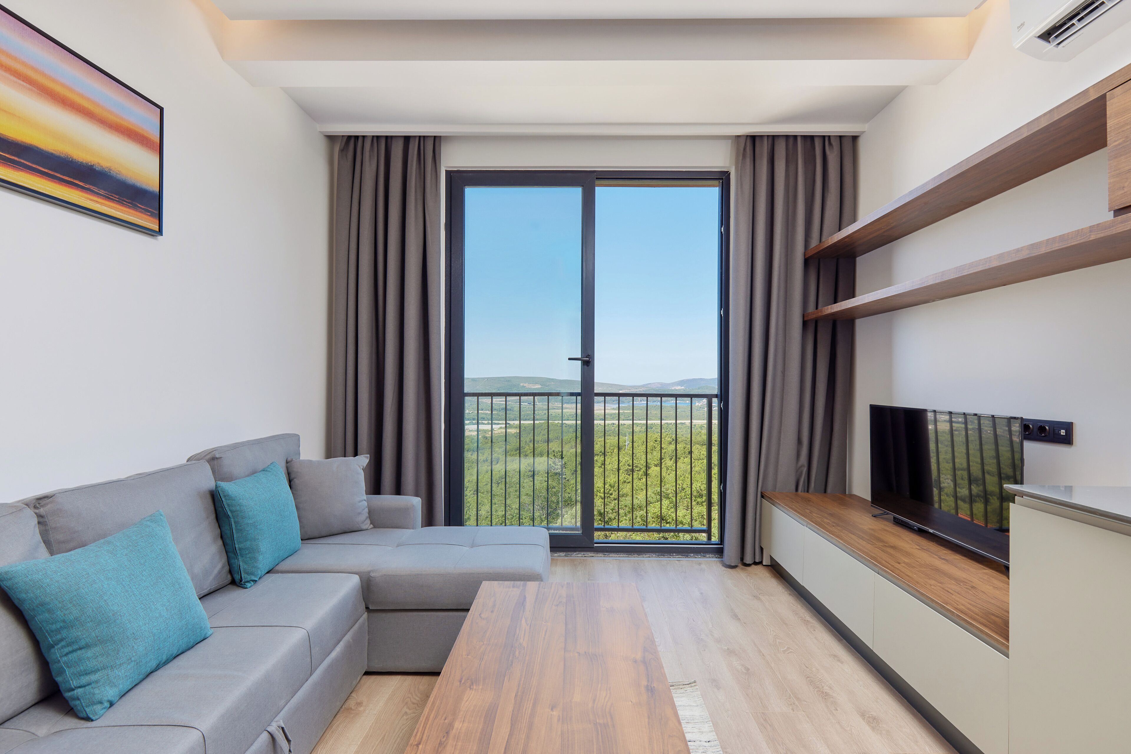 Télévision LCD de 51 pouces avec chaînes par satellite, télévision