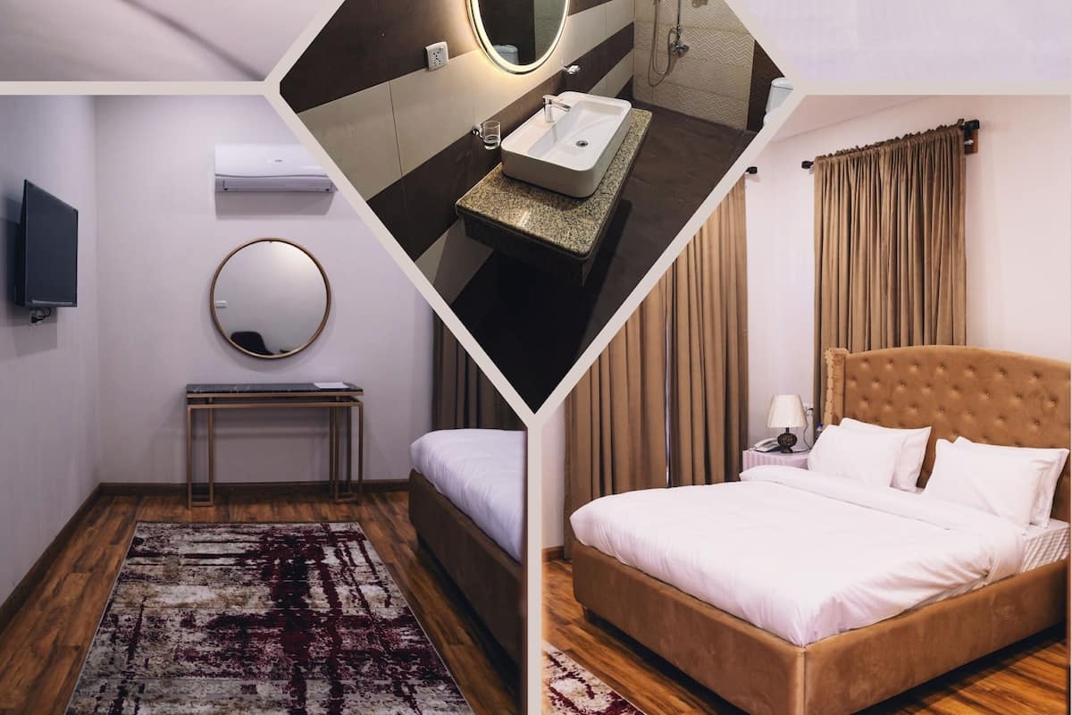 Habitación doble Deluxe | Tabla de planchar con plancha y wifi gratis
