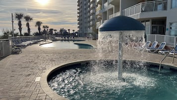 Indoor pool, outdoor pool