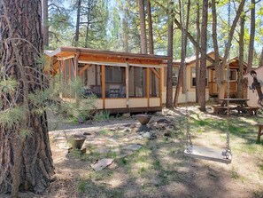 Outdoor dining - Rare 4 bedroom home at forest edge (Sedona)
