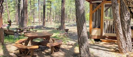 Opções para refeição ao ar livre