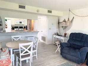 TV, offices - Poolside Paradise: 2B/2B Oceanfront Complex Steps (Cape Canaveral)