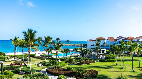 Property grounds - Spectacular Seaside Condo with Private Beach at Cap Cana (Cap Cana)