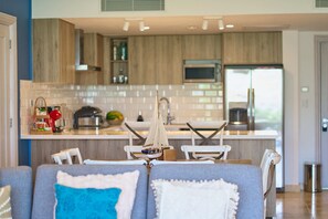 Fridge, microwave, oven, stovetop - Spectacular Seaside Condo with Private Beach at Cap Cana (Cap Cana)