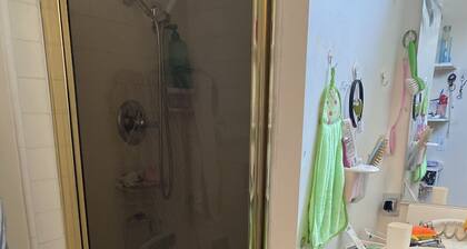 Modest sleeping quarter,cozy quiet private loft. 純過夜不貴的方便小閣樓。