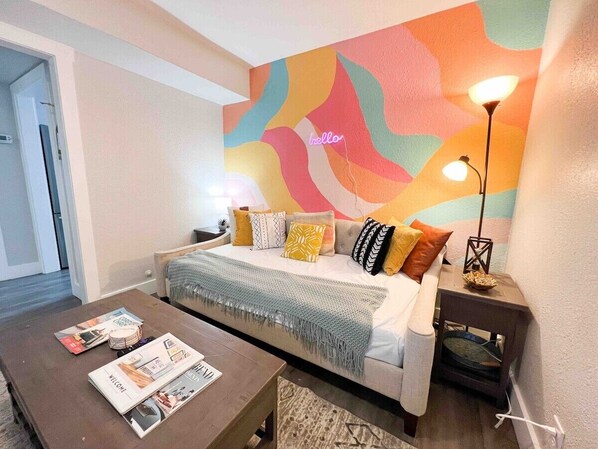 1 chambre, bureau, fer et planche à repasser, Wi-Fi gratuit