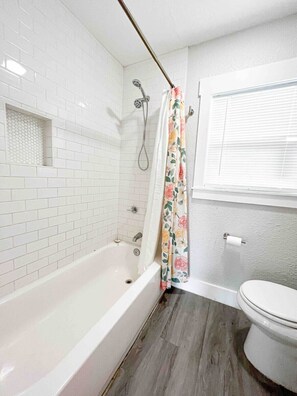 Hair dryer, towels