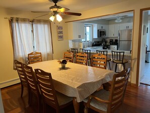 Dining - Jersey shore Beach house for summer rental on pelican island!! (Seaside Heights)