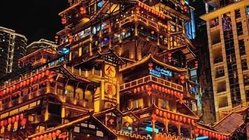 Uitzicht vanuit accommodatie