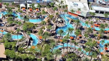 4 outdoor pools, cabanas (surcharge), pool umbrellas