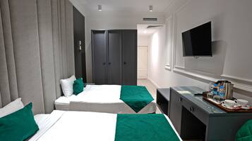 In-room safe, individually furnished, desk, blackout drapes