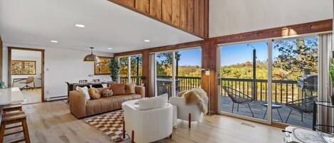 TV connectée, cheminée