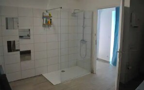 Combined shower/tub