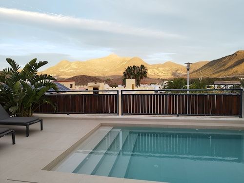 Spanish villa in Cabo de Gata . 10 min from the beach. Private saltwater pool. .