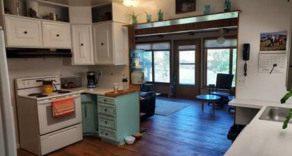 Remodeled Historic ranch headquarters w/fireplace, 5mn drive to local hotsprings