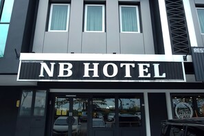 Voorkant van accommodatie