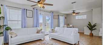 ★8 Mins to SPI Beach Spacious 3BR + Backyard☆