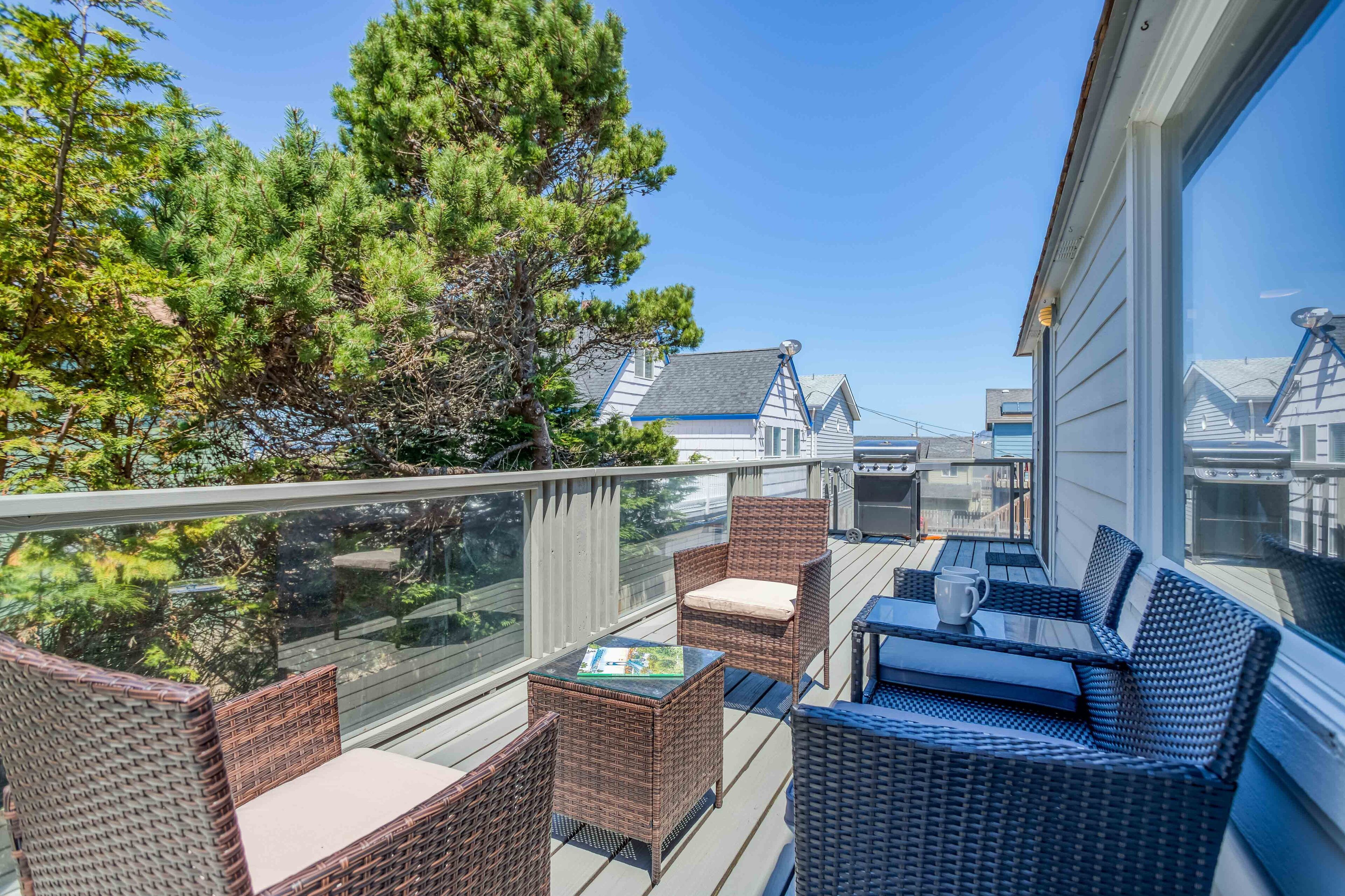 Beachlandia!  Stylish Ocean-view Beach Home is Designed to Entertain!