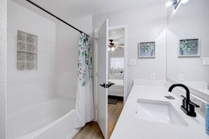 Hair dryer, towels