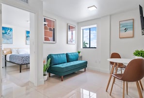 Apartment | Living area | 40-inch Smart TV with digital channels, TV - Miami Suite 304 (Miami)
