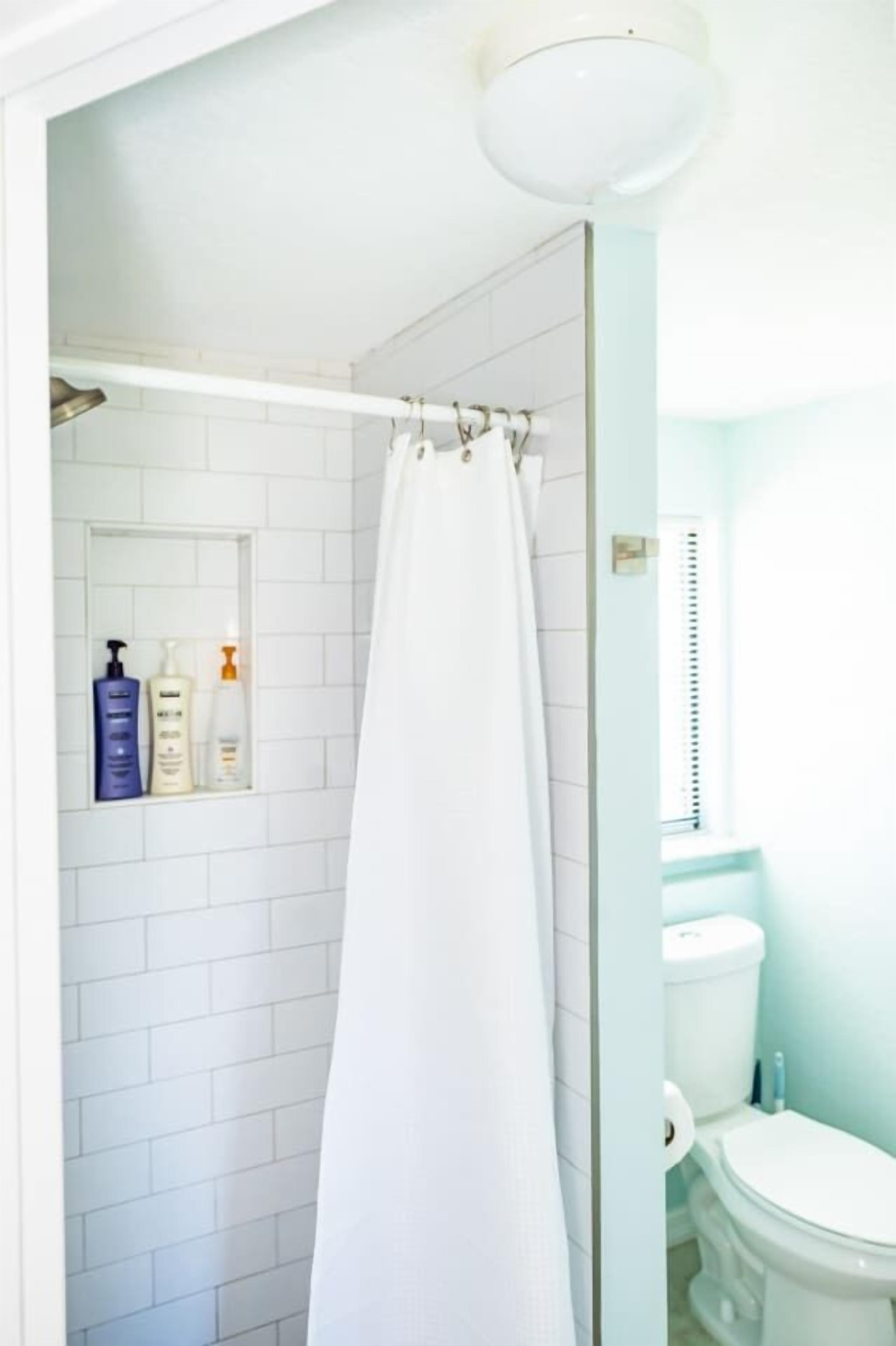 Shower, towels