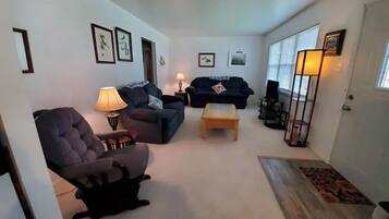 Smart TV, DVD player, video library