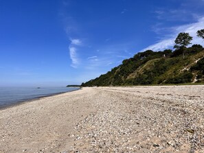 Beach nearby, sun-loungers