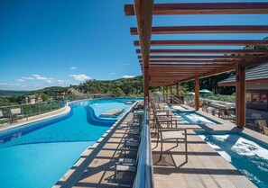 Indoor pool, outdoor pool
