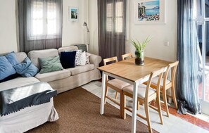 TV, fireplace - Nice apartment in Mijas with house sea view (Mijas)