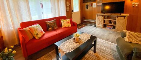 تلفزيون ذكي، مدفأة، كُتُب