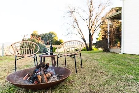 Property grounds. Tranquil 4 bedroom house with fireplace
