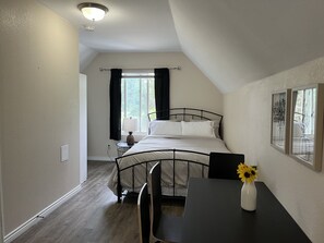 1 bedroom, iron/ironing board, travel crib, free WiFi