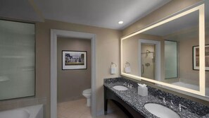 Shower, hair dryer, towels - Marriott OceanWatch Villas at Grande Dunes  6 days/ 5 nights. $110 Resort Credit (Myrtle Beach)