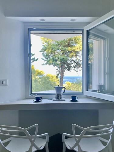 Villa Romanelli NEW, sea view, Mediterranean scrub - mini pool