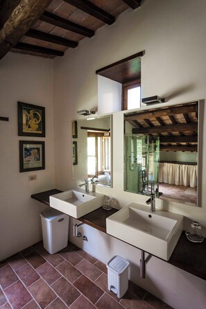 Bañera con ducha, bañera de hidromasaje, secador de pelo, bidet