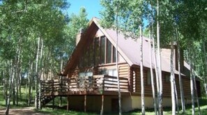 Exterior - Entire Charming Cabin With Lake And Mountain View (Angel Fire)
