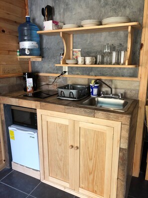 Room, 1 Bedroom, Patio, Garden View | Interior - Room-cozy Studio With Heating Near San C (San Cristóbal de las Casas)