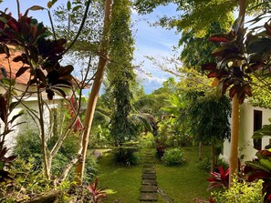 Blick auf den Garten