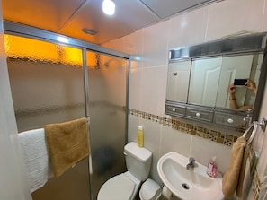 Apartament, 3 dormitoris, fumadors, pati | Bany | Sabó i xampú