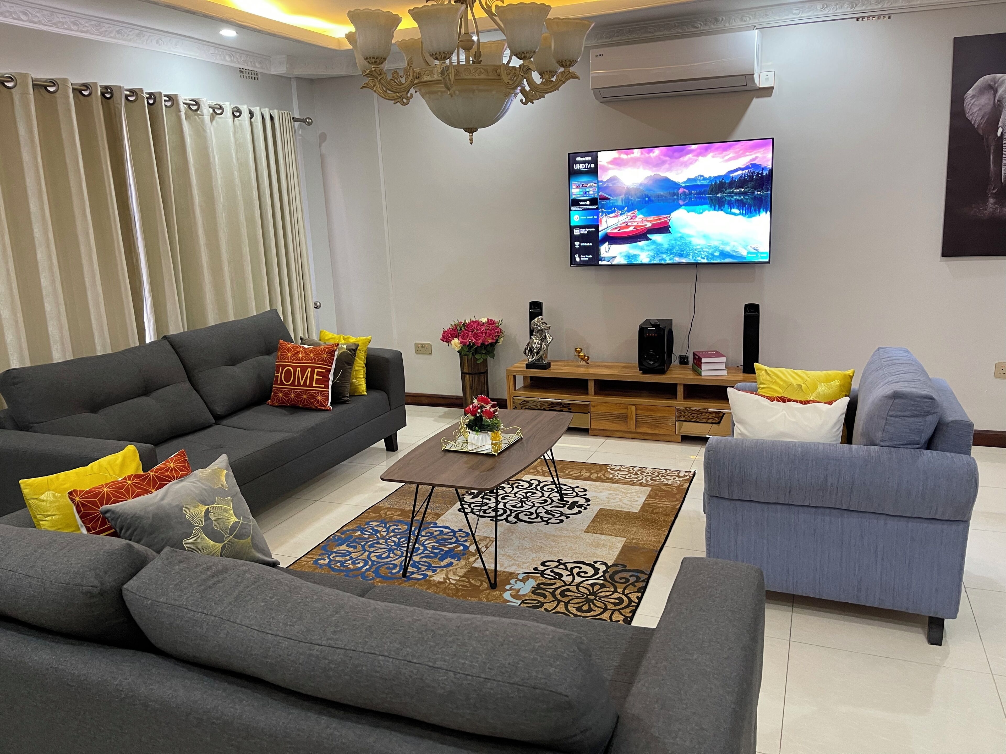Apartemen, 2 kamar tidur | Lounge