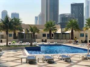 Apartment, 1 Bedroom, Smoking, Balcony | Pool | Outdoor pool