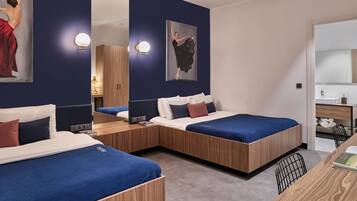 VIP Room | Egyptian cotton sheets, premium bedding, memory foam beds, desk