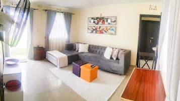 Business House | Living area | 14-inch Smart TV with digital channels, TV