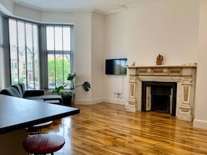 Apartment, 1 King Bed with Sofa bed | Living room