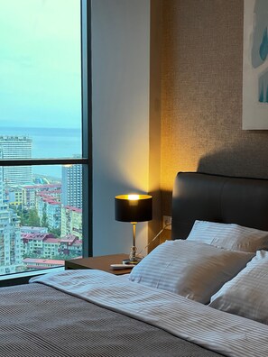 Junior Room, City View | Minibar, desk, laptop workspace, iron/ironing board - Season Suite Apart-Hotel (Batumi)