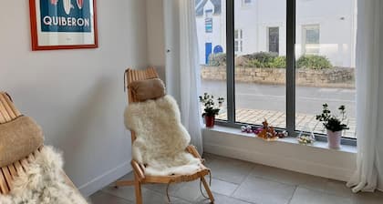 Villa La Chaumine, sea view, Quiberon, 10 pers, full sea view