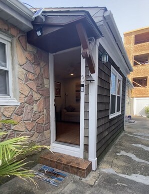 Exterior detail - 1 block from Boardwalk! Parking & Beach Passes. Comfy Queen bed & sleeper sofa. (Seaside Heights)