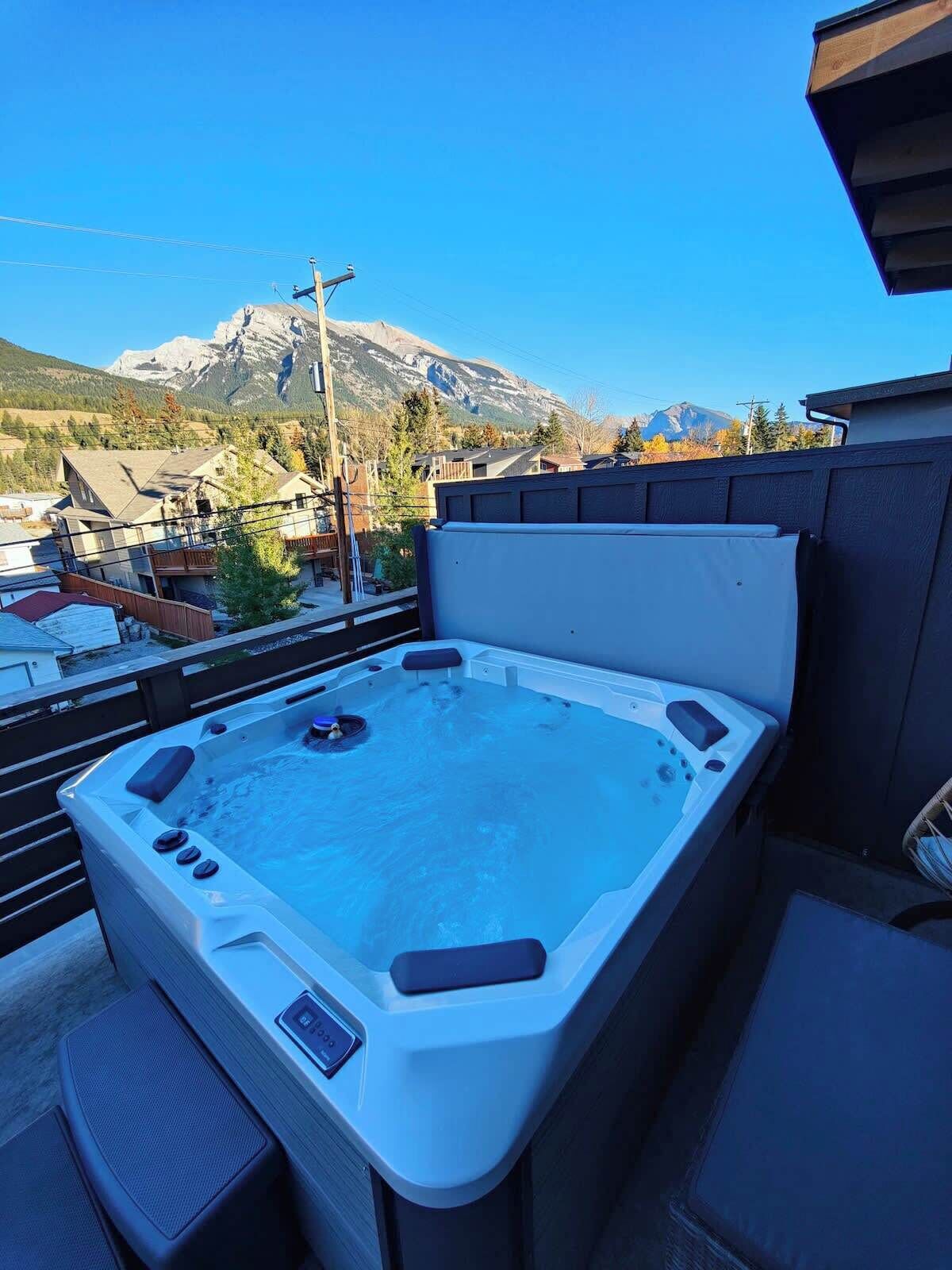 Bain à remous extérieur