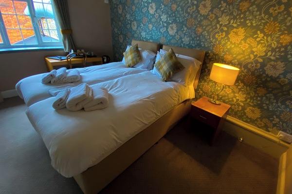 Twin Room | Iron/ironing board (on request), WiFi (free), bed sheets